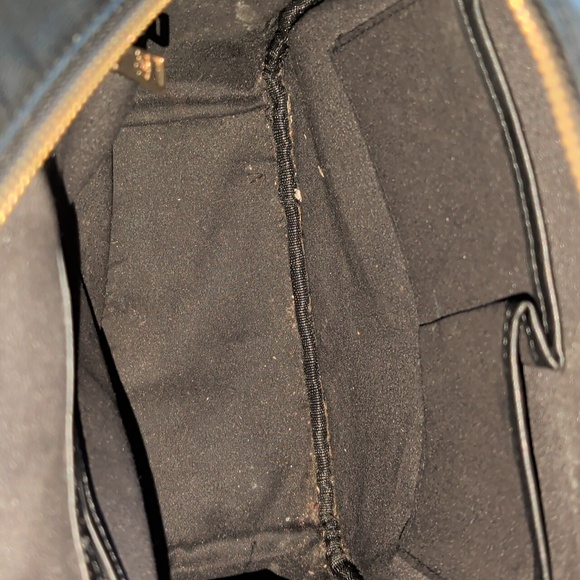 Badgley Mischka Black Quilted Backpack - Picture 12 of 16